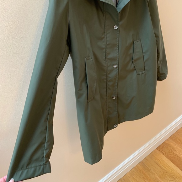 Hunter Green Raincoat by Nautica - Picture 3 of 8
